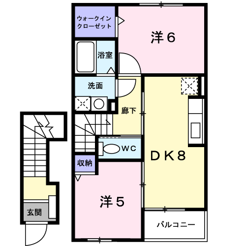 クリスタルベロニカの間取り