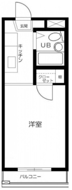 武蔵野市境南町のマンションの間取り