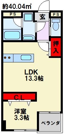 MDI SERENO JIYUGAOKAの間取り