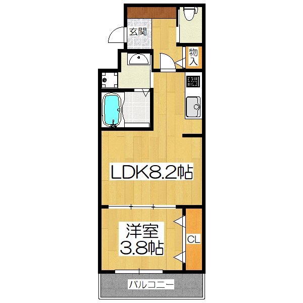 MJC京都西大路IIの間取り