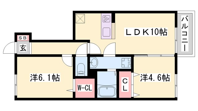 サンロイヤルの間取り