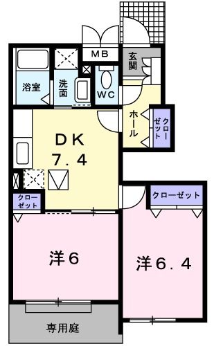 スローモーションDの間取り