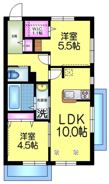エトワール9の間取り