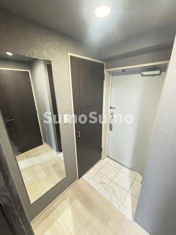 玄関　収納もある玄関です