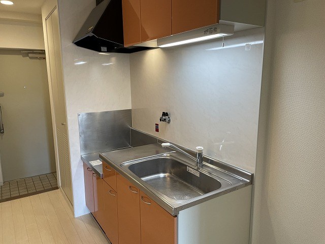 キッチン　ガスコンロ設置可能