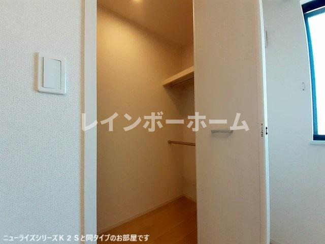 収納　たっぷりとした収納スペースです
