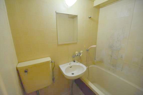 洗面設備　洗面台はバスルーム内です。