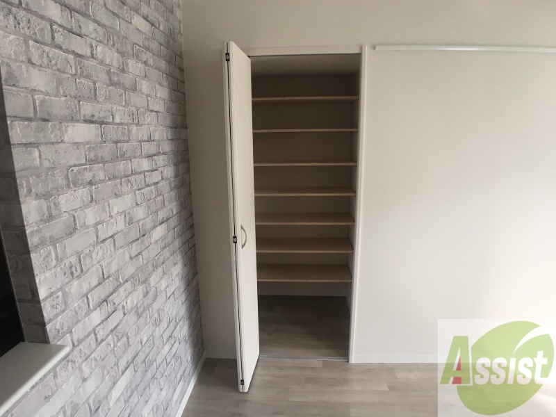 収納　収納です。リビングもすっきり片付きますよ～！