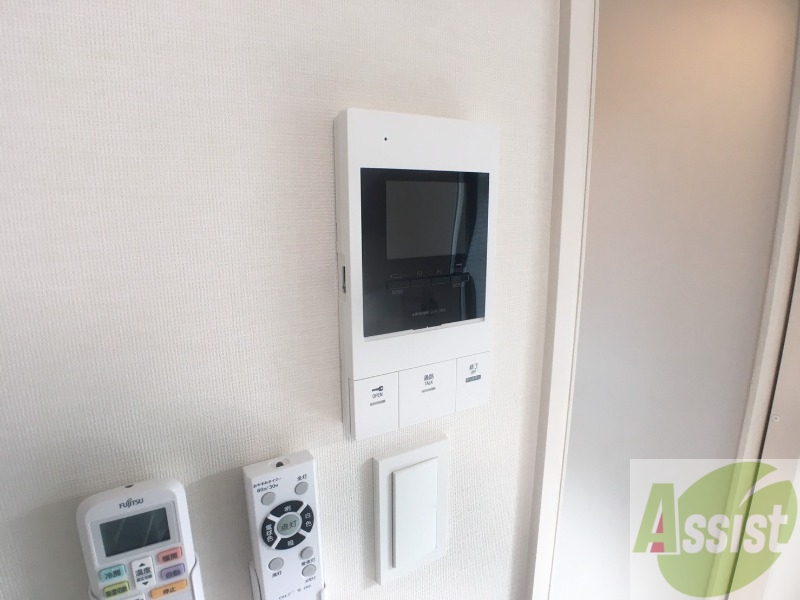 セキュリティ　モニター付きインターフォンでセキュリティも安心です！