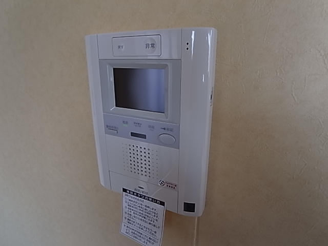 セキュリティ　来客の方が見えて安心、ＴＶモニターホン。