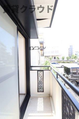 バルコニー　落ち着いた時間を過ごせるバルコニーです