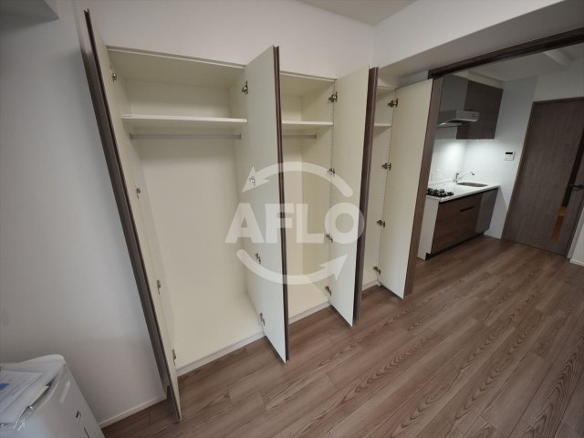 収納　ルネフラッツ谷町四丁目　クローゼット