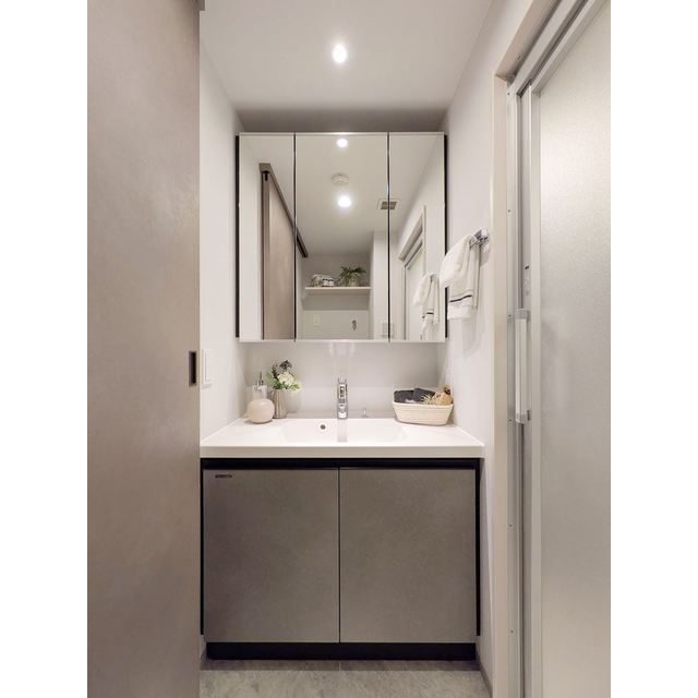 洗面設備　家具・家電の備え付けはありません