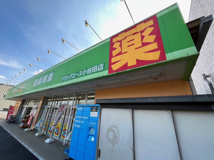 ドラックストア　ドラッグエース小谷田（ドラッグストア）まで700m