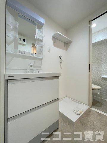 洗面設備　同型タイプの為、現状を優先します。