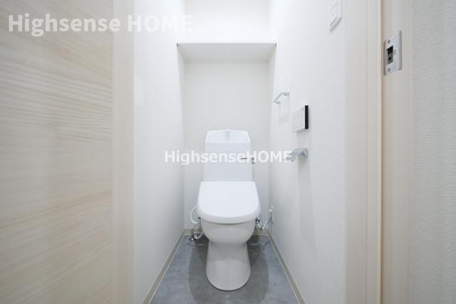 トイレ　ゆったりとした空間のトイレです