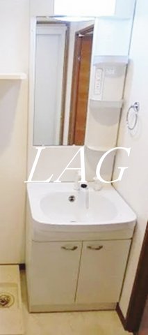 洗面設備　洗面台です。
