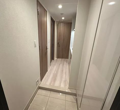 玄関　収納もある玄関です