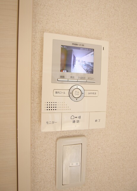 セキュリティ　防犯面も安心なＴＶモニターホン付き（録画機能付）