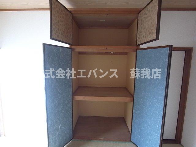 収納　大きなものも収納できそうです