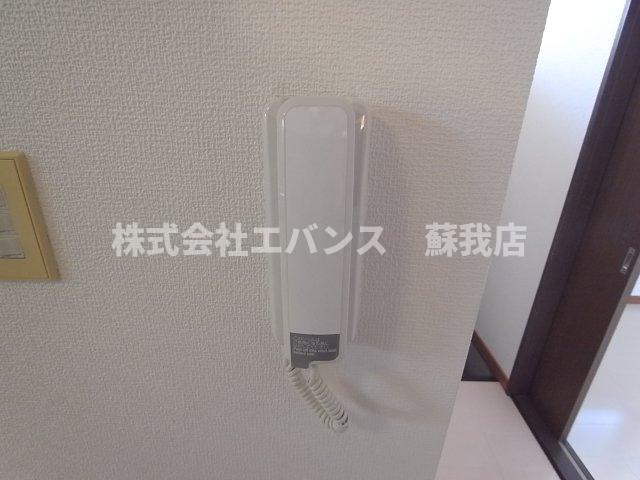 セキュリティ　インターホンです