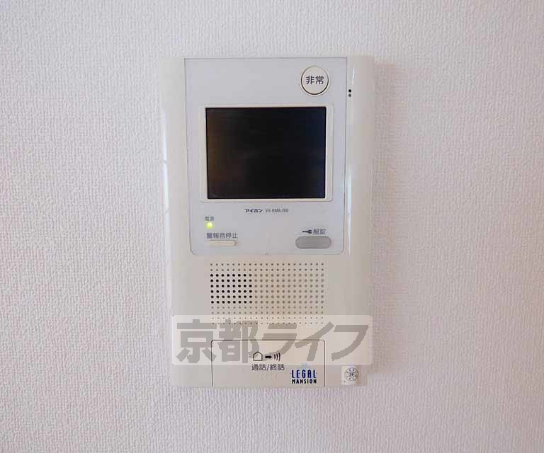 セキュリティ　顔が見えて安心です。