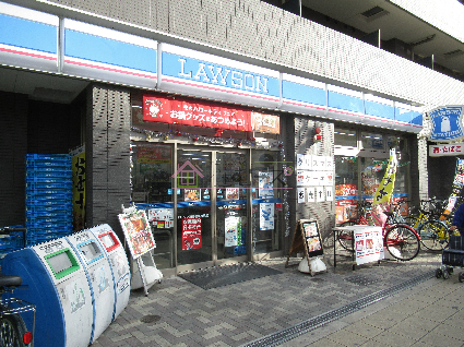 コンビニ　ローソン 浪速警察署前店（コンビニ）まで92m