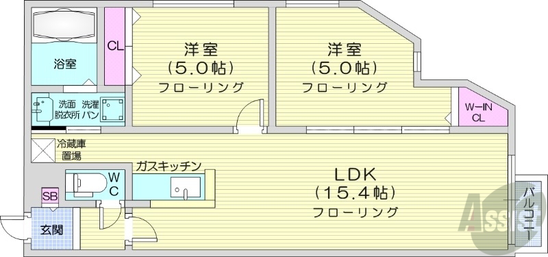 リュクスN22の間取り写真