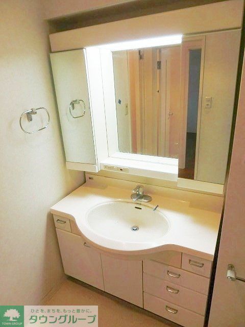 洗面設備　シャンプードレッサー付き。