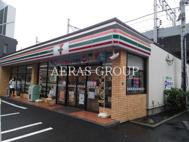 コンビニ　セブンイレブン板橋志村四中前店（コンビニ）まで3m