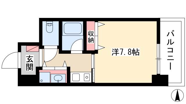 AXIS桜通内山の間取り写真