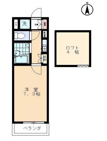 第8白子ビルの間取り写真