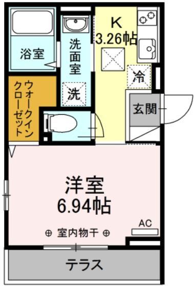 都営新宿線 篠崎駅 徒歩5分 3階建 築6年の間取り写真