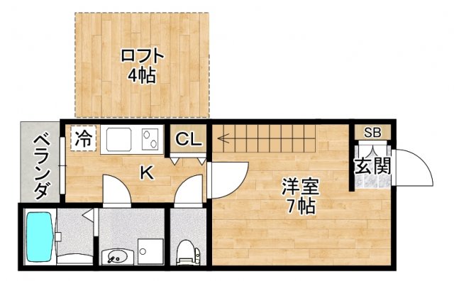 Cascade minohの間取り写真