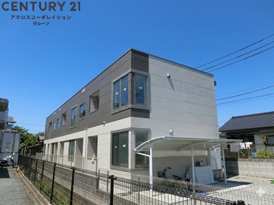 建物外観　モニター付きインターホンで安心♪