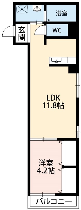竜美丘Residenceの間取り写真