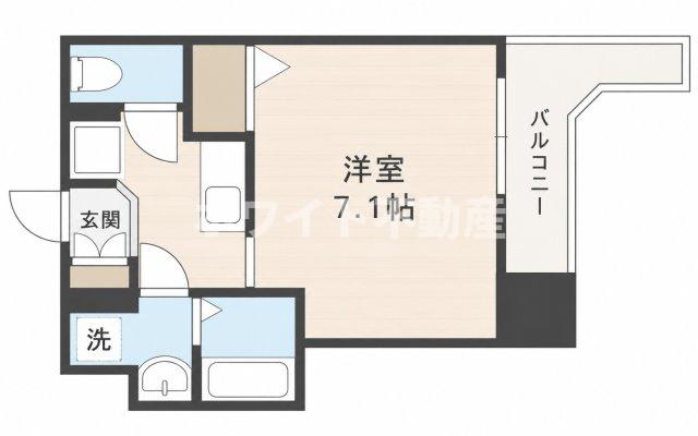 地下鉄中央線 堺筋本町駅 徒歩11分 15階建 築12年の間取り写真