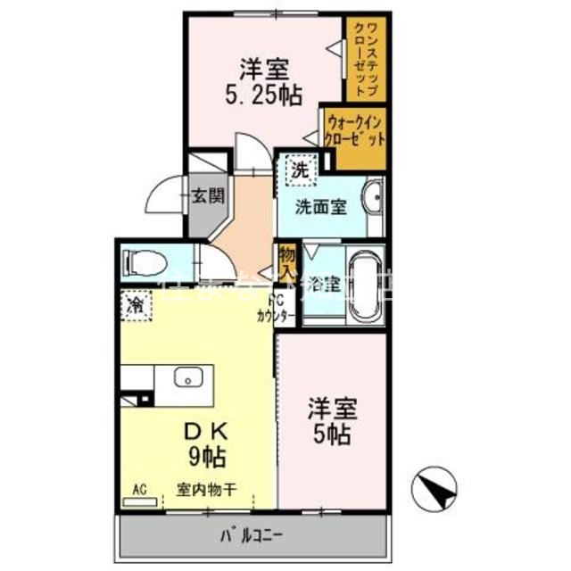 名鉄豊田線 豊田市駅 バス乗車時間：28分 最寄りバス停で下車 徒歩3分 3階建 築15年の間取り写真