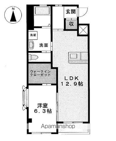 ＪＲ山陽本線 北長瀬駅 バス乗車時間：17分 最寄りバス停で下車 徒歩1分 3階建 築14年の間取り写真