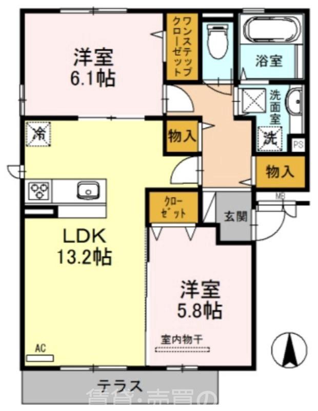 東山ヒルズIIの間取り写真