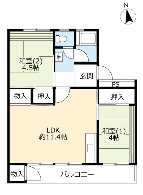 UR新座の間取り写真