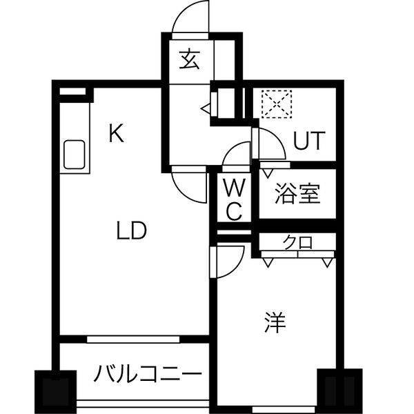 じょうてつドエル福住の間取り写真
