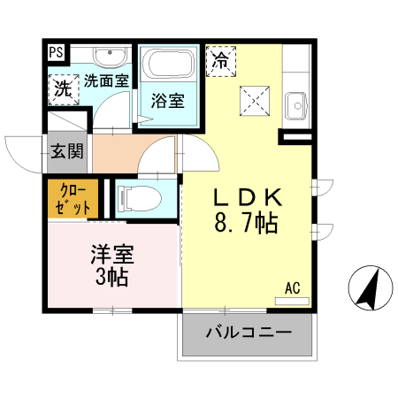 西武新宿線 下井草駅 徒歩5分 2階建 築14年の間取り写真