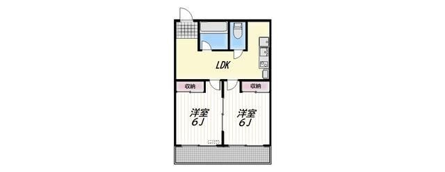 都営三田線 春日駅 徒歩4分 4階建 築46年の間取り写真