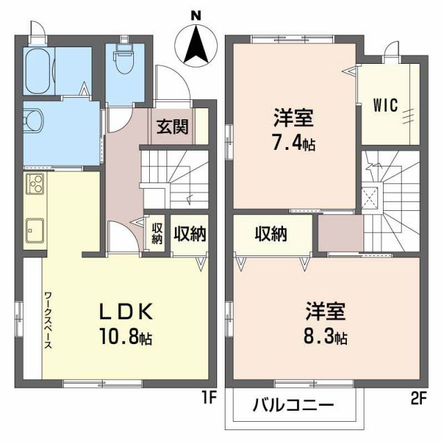 アーバンコートDの間取り写真