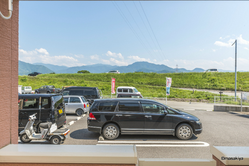 駐車場　眺望