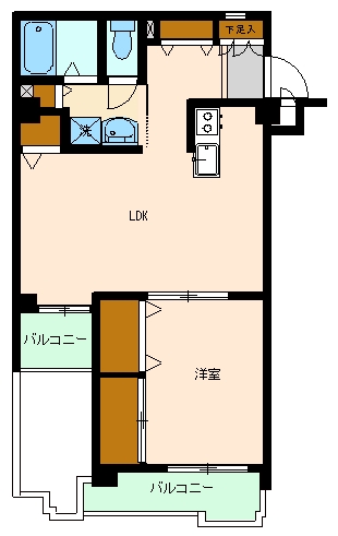 柿ノ木坂の間取り