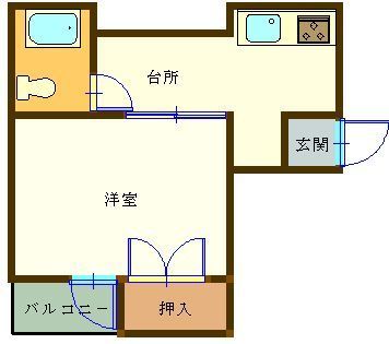 KBKスポーツ上町ビルの間取り