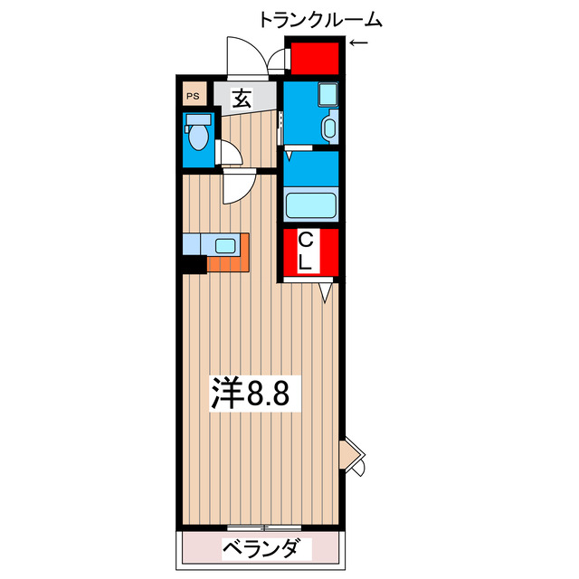 【CASA SAKURAの間取り】