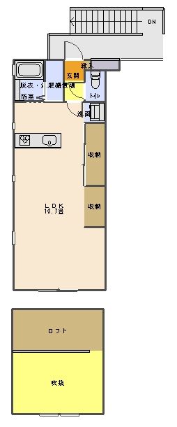 Ｍ７３－Ａｐａｒｔｍｅｎｔの間取り